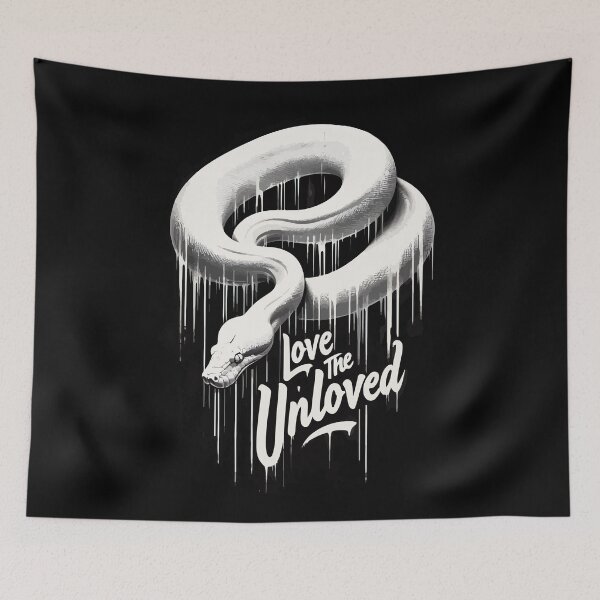 Item preview, Love The Unloved Python Snake Owner Monochromatic designed and sold by TomFrontierArt.
