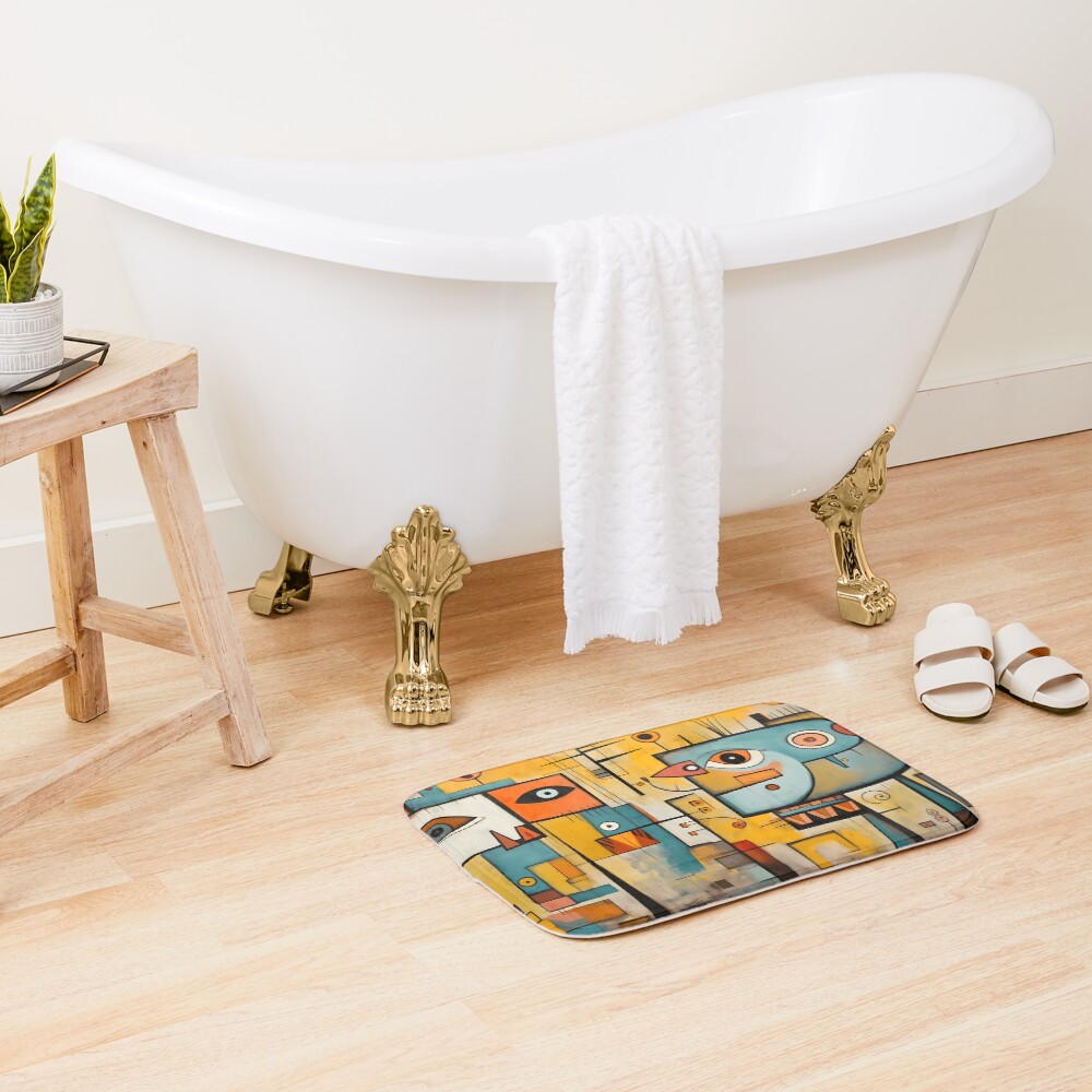 Item preview, Bath Mat designed and sold by KunstInInkt.