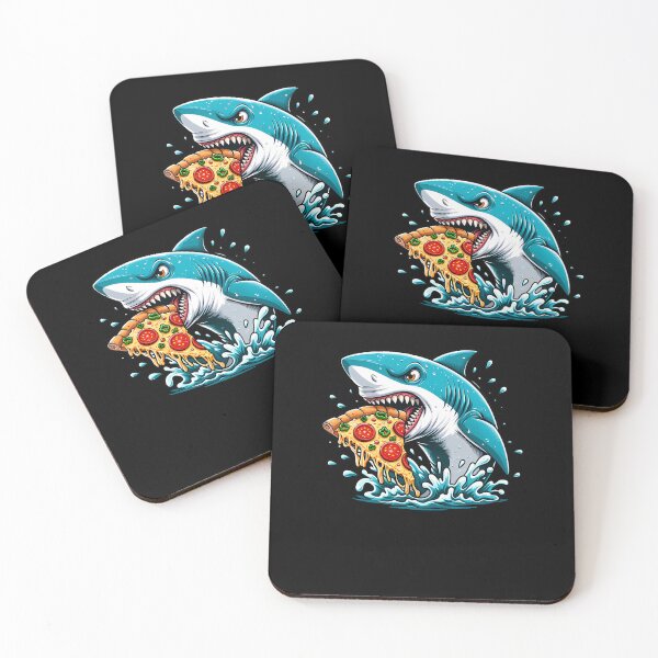 Item preview, Shark Eating Pizza, Funny Pizza Lover designed and sold by Logiamerch.