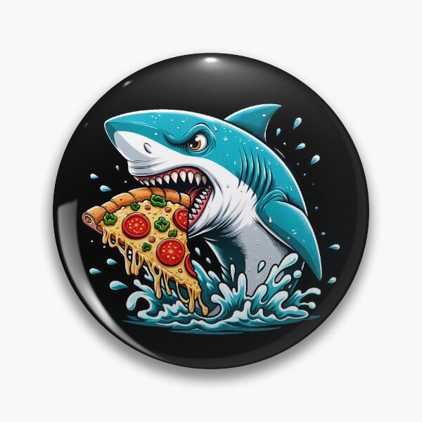 Item preview, Shark Eating Pizza, Funny Pizza Lover designed and sold by Logiamerch.