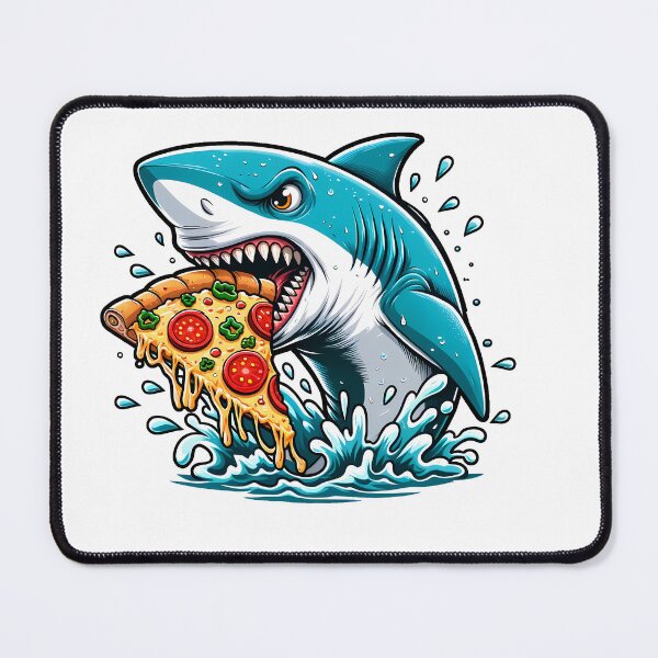 Item preview, Shark Eating Pizza, Funny Pizza Lover designed and sold by Logiamerch.