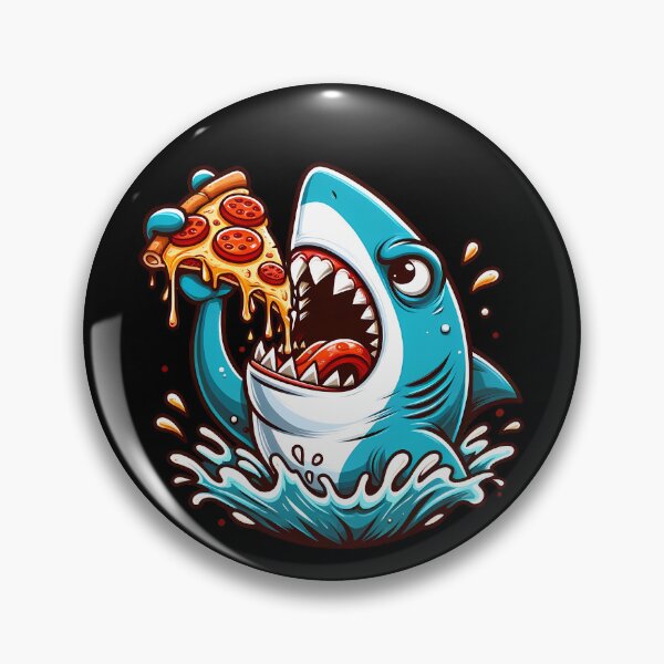 Item preview, Shark Eating Pizza, Funny Pizza Lover designed and sold by Logiamerch.
