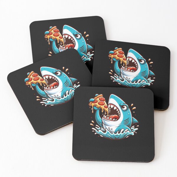Item preview, Shark Eating Pizza, Funny Pizza Lover designed and sold by Logiamerch.