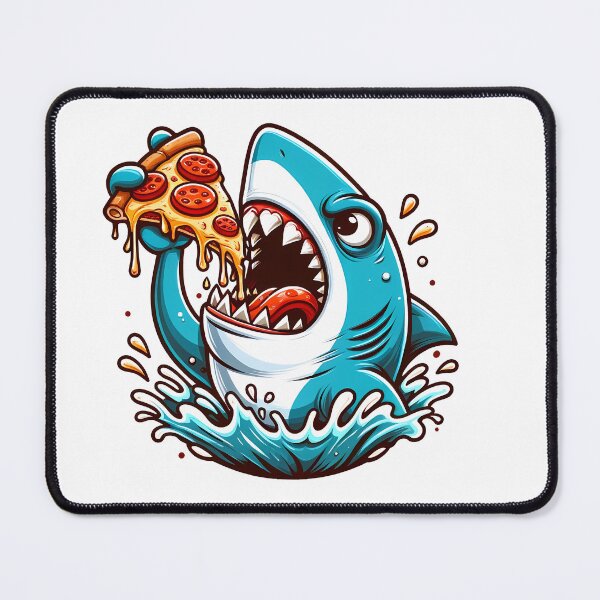 Item preview, Shark Eating Pizza, Funny Pizza Lover designed and sold by Logiamerch.