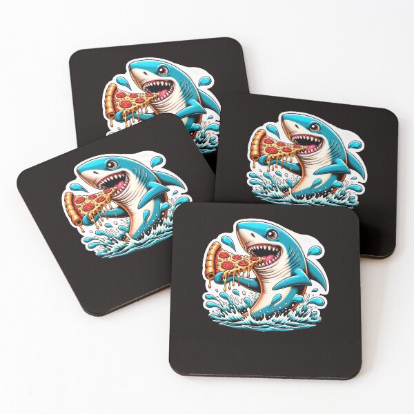 Item preview, Shark Eating Pizza, Funny Pizza Lover designed and sold by Logiamerch.