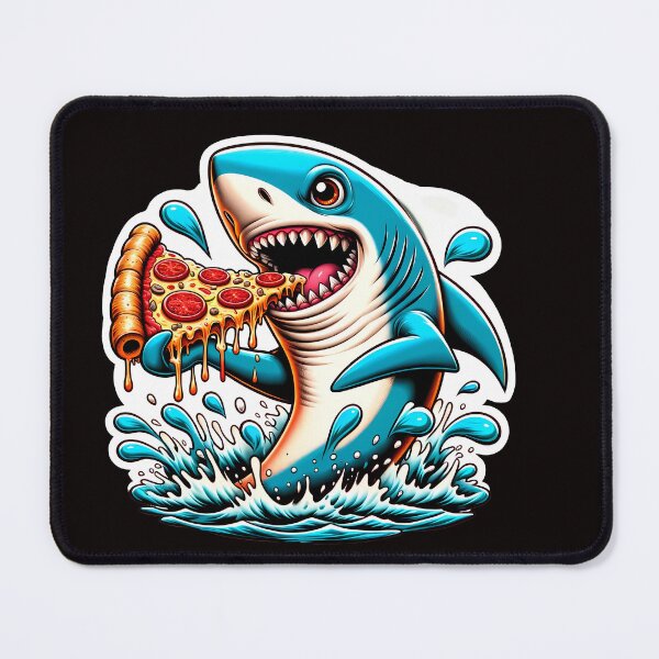 Item preview, Shark Eating Pizza, Funny Pizza Lover designed and sold by Logiamerch.