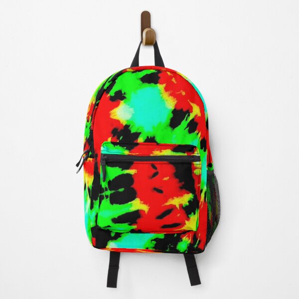 Artikelvorschau, Tie Dye Design Rot, Schwarz, Grün entworfen und verkauft von Kaysart2020.