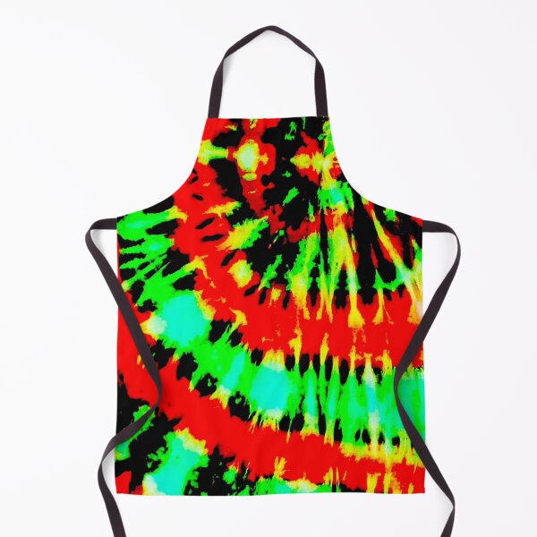 Artikelvorschau, Tie Dye Design Rot, Schwarz, Grün entworfen und verkauft von Kaysart2020.