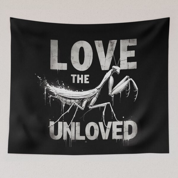 Item preview, Love The Unloved Praying Mantis Monochromatic designed and sold by TomFrontierArt.