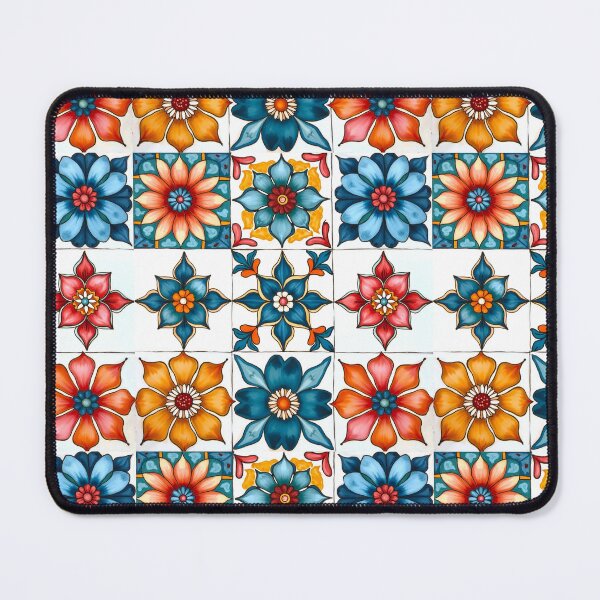 Item preview, Mediterranean,colorful,vibrant,mosaic tiles art designed and sold by MariaMarinova.