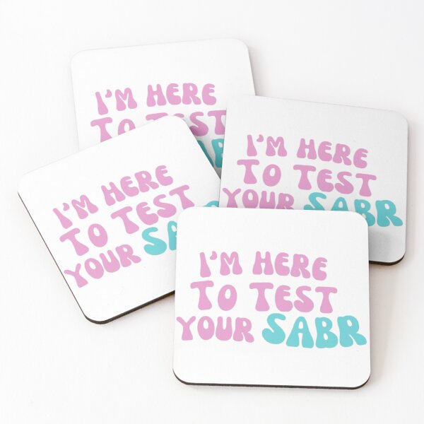 Item preview, I'm here to test your sabr designed and sold by MaKrew.