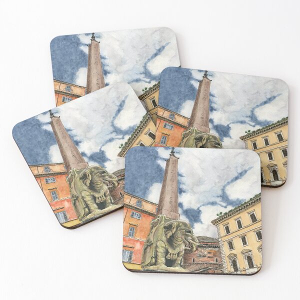 Item preview, Bernini's Elephant Takes A Selfie in Rome designed and sold by LymphomaLass.
