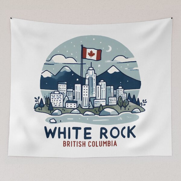 Item preview, White Rock BC British Columbia Canada designed and sold by HowToCanadian.