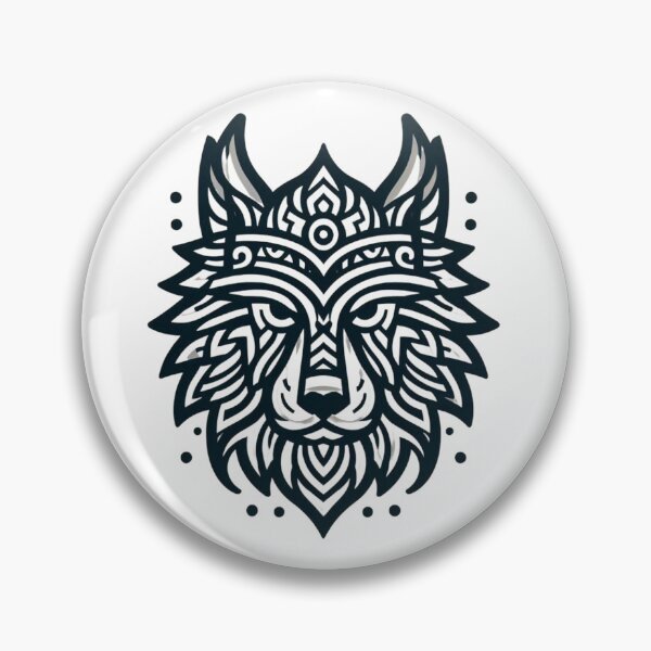 Item preview, Fierce Viking Wolf Illustration – Norse Mythology Inspired Design designed and sold by gkhanco.