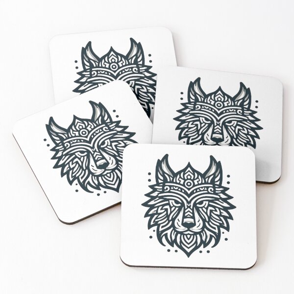 Item preview, Fierce Viking Wolf Illustration – Norse Mythology Inspired Design designed and sold by gkhanco.