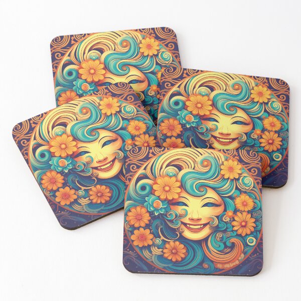 Item preview, Floral Faces 2 designed and sold by VisuVibes.