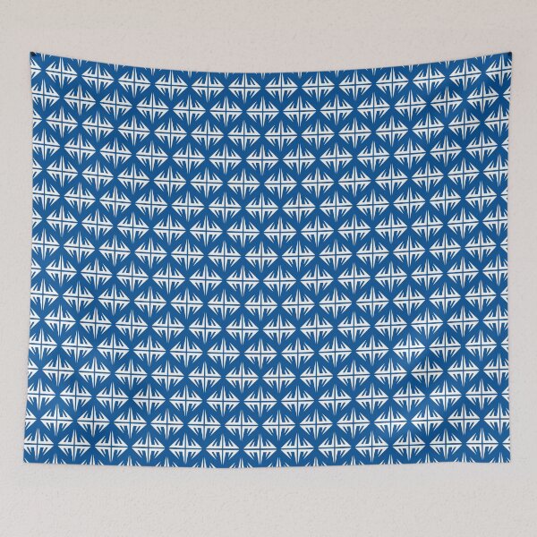 Item preview, PEAK. REFLECTED. PATTERN. BLUE/WHITE. designed and sold by 5hertz.