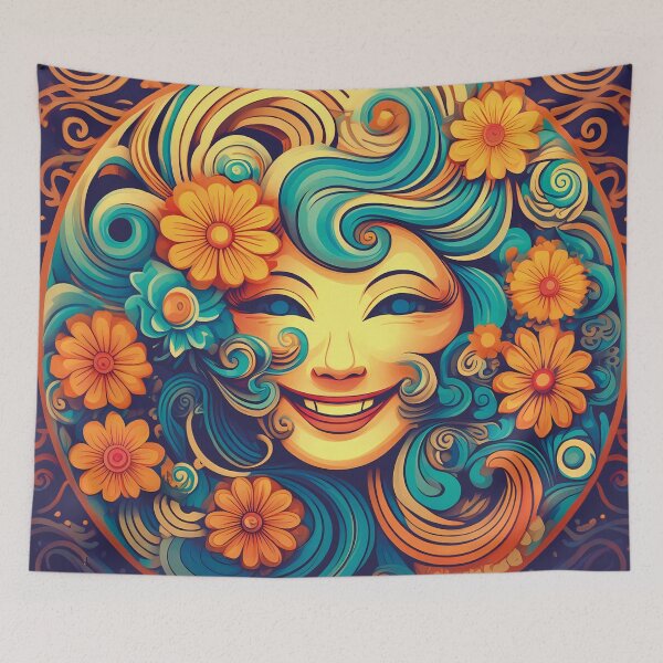 Item preview, Floral Faces 2 designed and sold by VisuVibes.