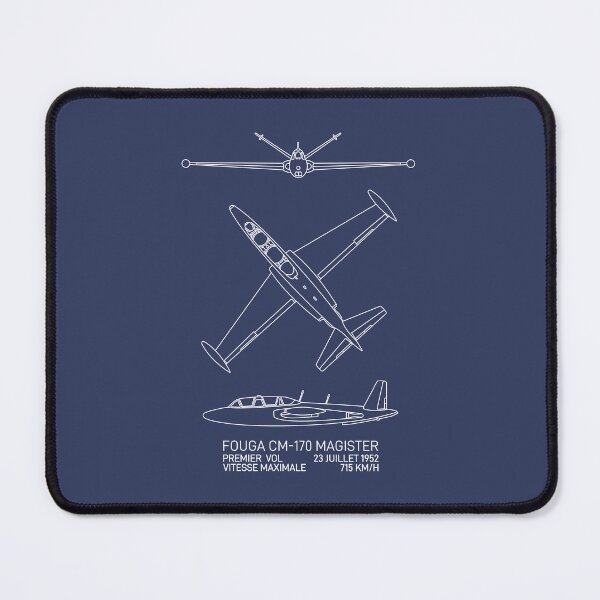 Item preview, Fouga CM-170 Magister French Jet Trainer Plane Blueprints Infographic designed and sold by MilitaryMart.