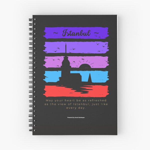 Item preview, Istanbul view notebook designed and sold by DesingBoat06.