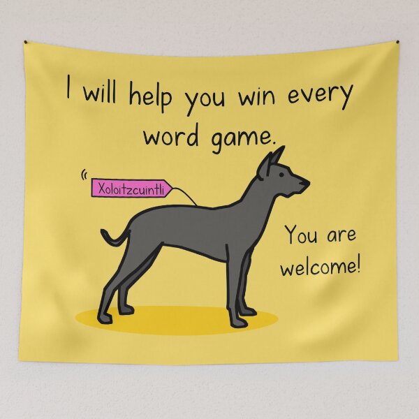 Item preview, Hairless scrabble designed and sold by hungryfatcat.