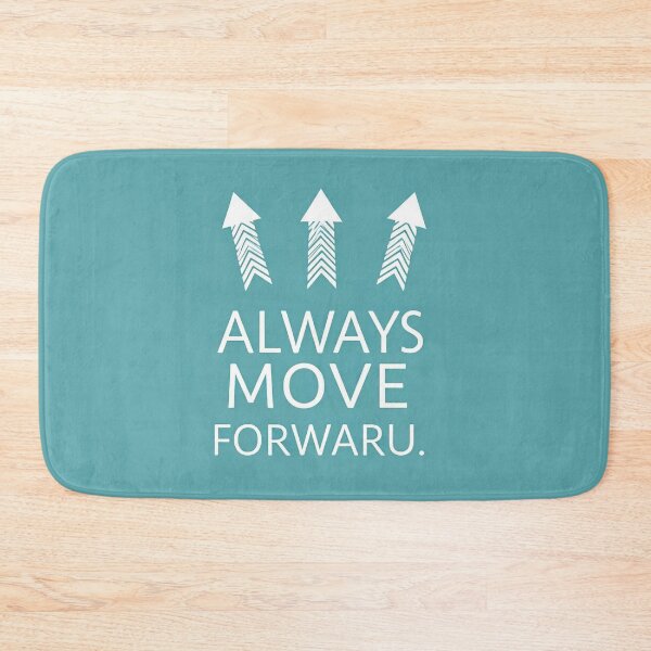 Item preview,  'ALWAYS MOVE FORWARD' printed in white, accompanied by three white chevron arrows." designed and sold by Omar-mo24.