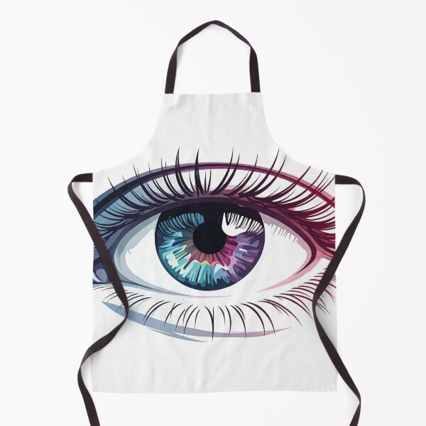 Item preview,  image of a bold, abstract illustration of a human eye: designed and sold by Omar-mo24.