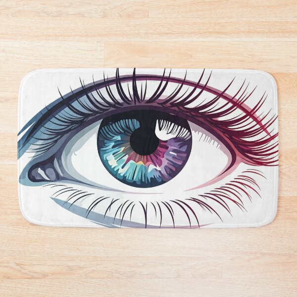Item preview,  image of a bold, abstract illustration of a human eye: designed and sold by Omar-mo24.