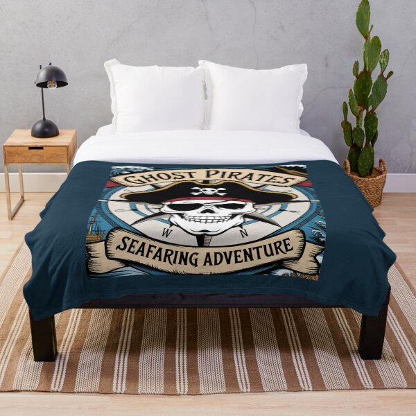 Item preview, Ghost Pirates Halloween Skull Seafaring Adventure Tee Gifts designed and sold by LuckyBoyDoG.