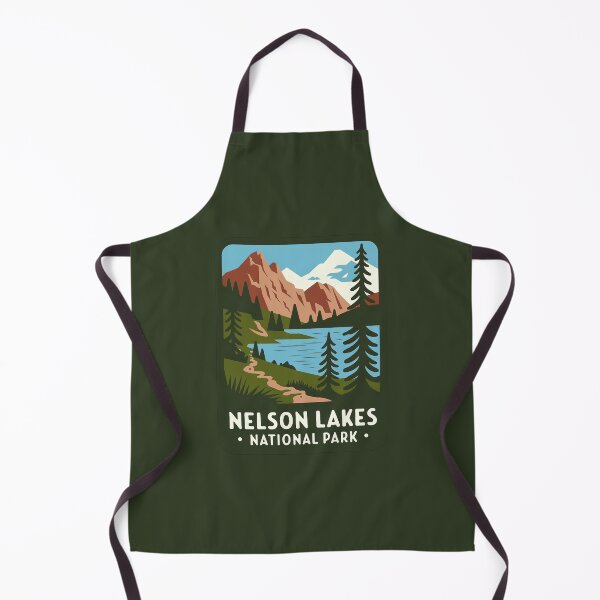 Item preview, Nelson Lakes National Park logo emblem designed and sold by ArtFusion-Shop.