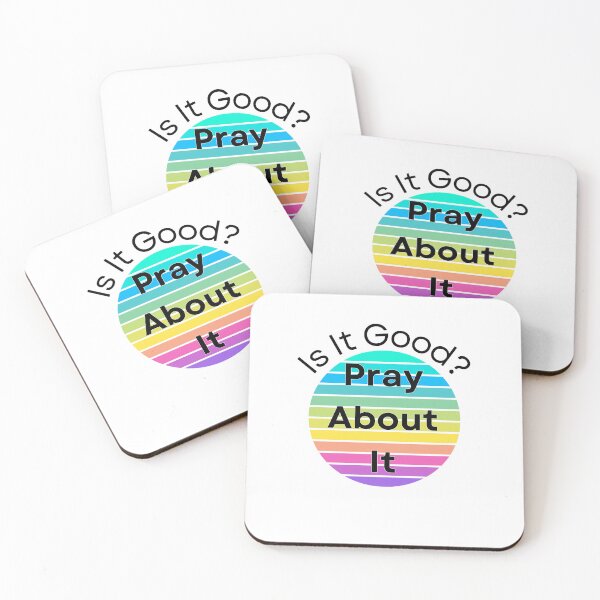 Item preview, Is It Good, Pray About It, black designed and sold by Redeemed365.
