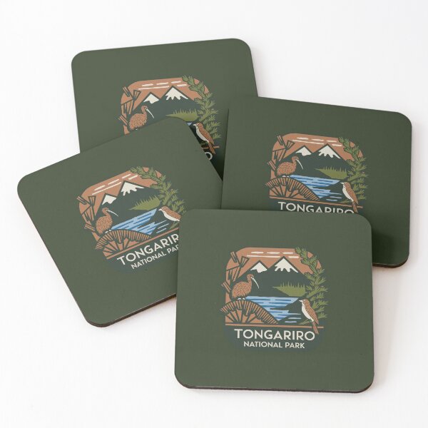 Item preview, Tongariro National Park logo emblem designed and sold by ArtFusion-Shop.