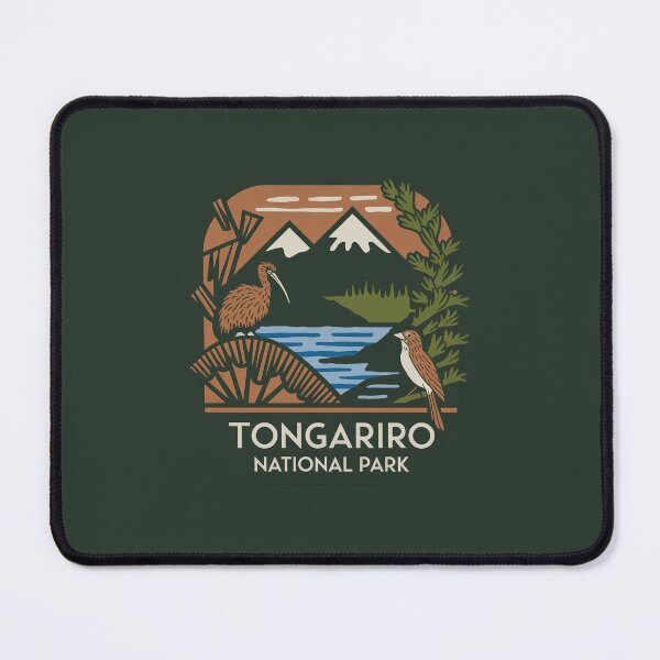 Item preview, Tongariro National Park logo emblem designed and sold by ArtFusion-Shop.