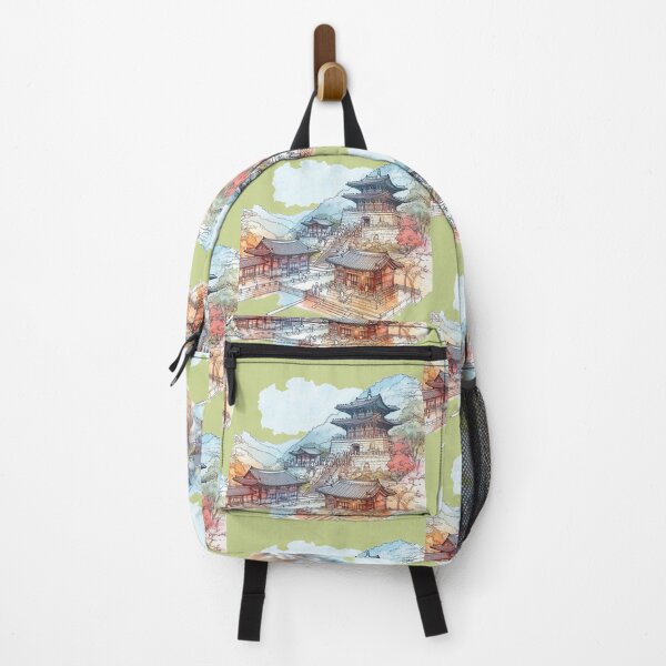 Item preview, 3D Sketch of Bulguksa Temple, Cheomseongdae Observatory, and Hahoe Folk Village in, designed and sold by PaintMeWorld.