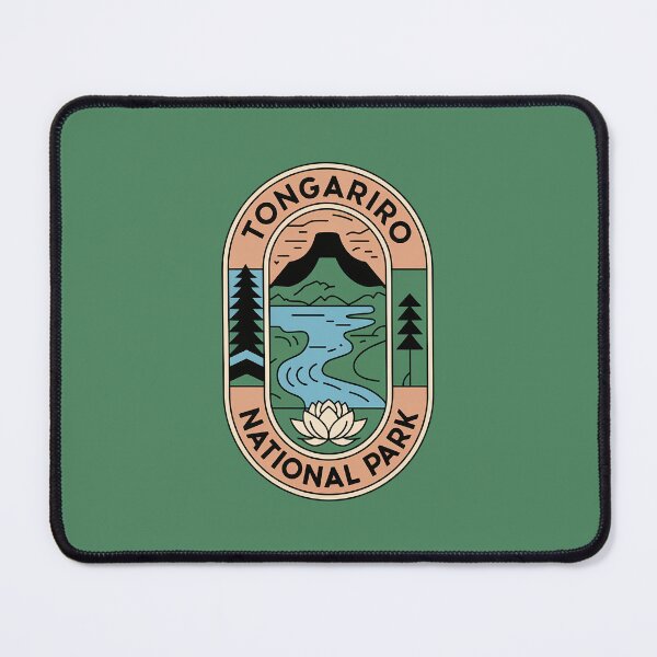 Item preview, Tongariro National Park logo emblem #2 designed and sold by ArtFusion-Shop.