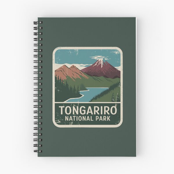 Item preview, Tongariro National Park logo emblem #3 designed and sold by ArtFusion-Shop.