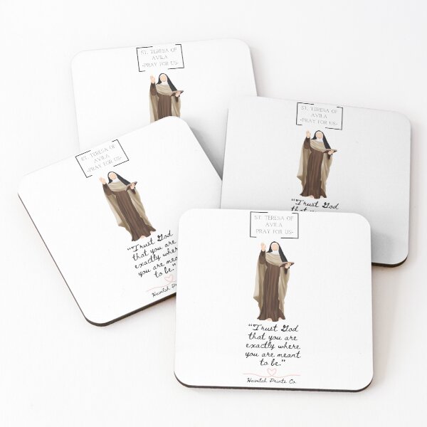 Item preview, St. Teresa of Avila- Pray for us designed and sold by HavilahPrintsCo.