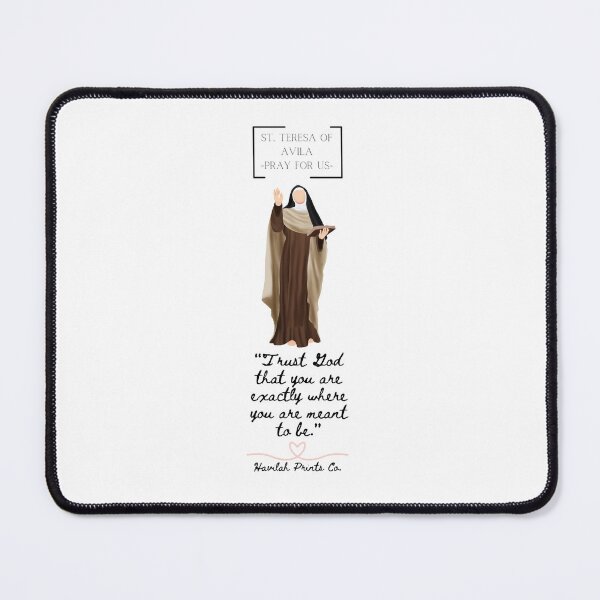 Item preview, St. Teresa of Avila- Pray for us designed and sold by HavilahPrintsCo.