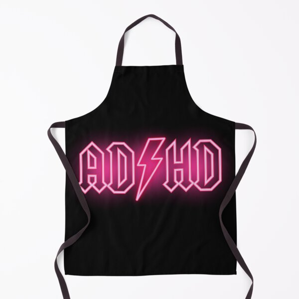 Item preview, adhd pink neon neurodiverse attention deficit acdc designed and sold by Alyn8.