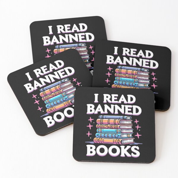 Item preview, I read banned books designed and sold by Emegan Print Art.