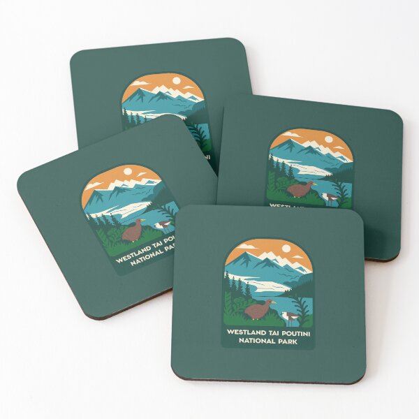 Item preview, Westland Tai Poutini National Park logo emblem #3 designed and sold by ArtFusion-Shop.