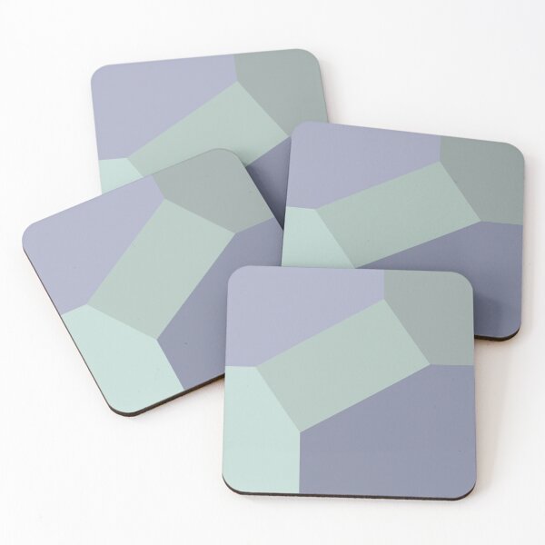 Item preview, Abstract Geometric Color Block Gray Tones designed and sold by Jeallan Designs.