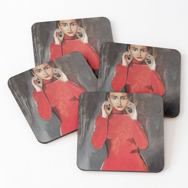 Item preview, Woman in red dress designed and sold by Michał Ogiński.