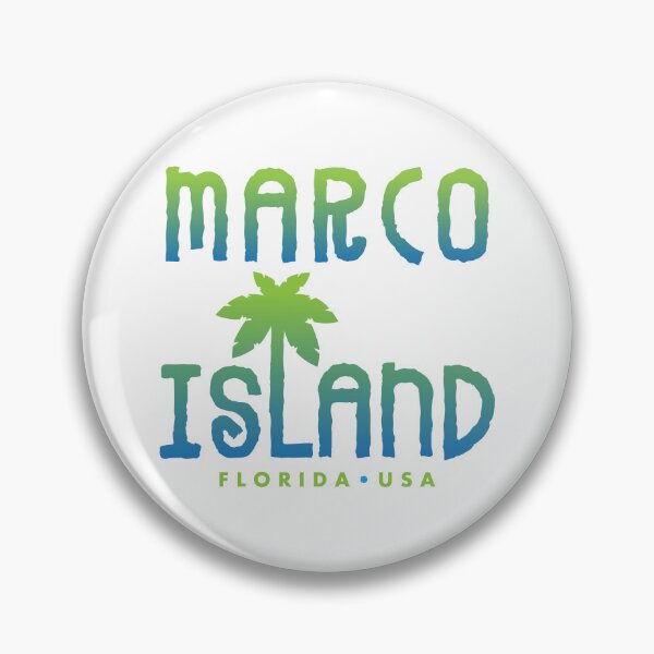 Aperçu de l'œuvre Conception typographique de palmiers de Marco Island en Floride créée et vendue par Futurebeachbum.