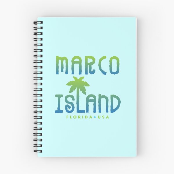 Item preview, Marco Island Florida Typographic Palm Tree Design designed and sold by Futurebeachbum.