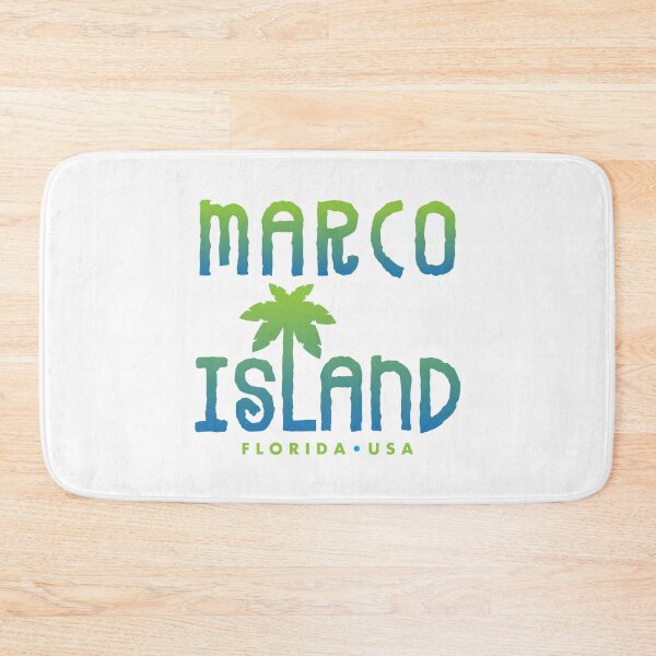 Item preview, Marco Island Florida Typographic Palm Tree Design designed and sold by Futurebeachbum.