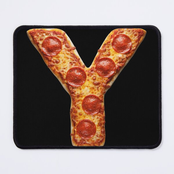 PIZZA LETTER Y Mouse Pad