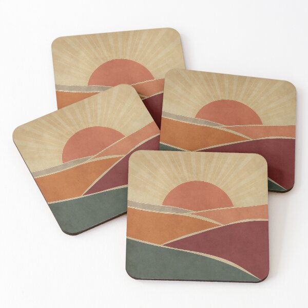Item preview, Orange Sunset Hills designed and sold by ColorArtByEric.