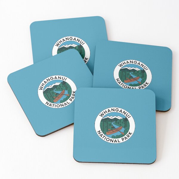 Item preview, Whanganui National Park logo emblem #3 designed and sold by ArtFusion-Shop.