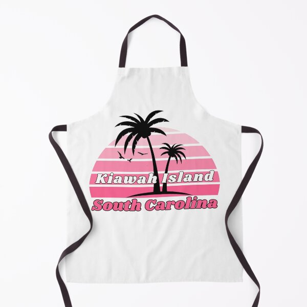 Item preview, Retro Kiawah Island Beach South Carolina Palm Tree at Sunset designed and sold by karmdaf.